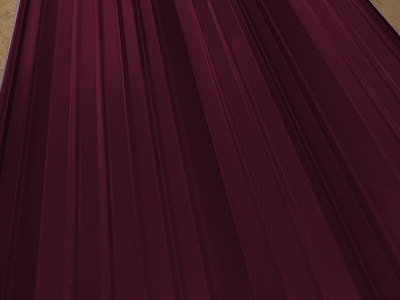 Окрашенный профнастил С8-1150, 0,5 мм, вишневый