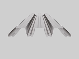 Оцинкованный профнастил Н114-600, 0,9х6000 мм