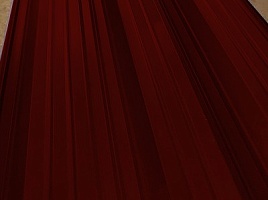 Окрашенный профнастил С21-1000, 0,5 мм, коричнево-красный