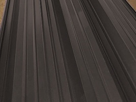 Окрашенный профнастил С20-1100, 0,4 мм, шоколадно-коричневый