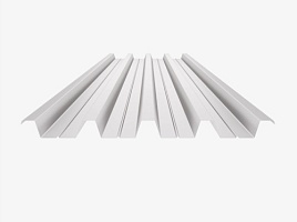 Нержавеющий профнастил Н60-1250, 0,65 мм, AISI 304