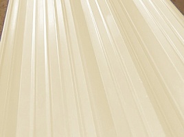 Окрашенный профнастил С21-1000, 0,45 мм, светло-бежевый